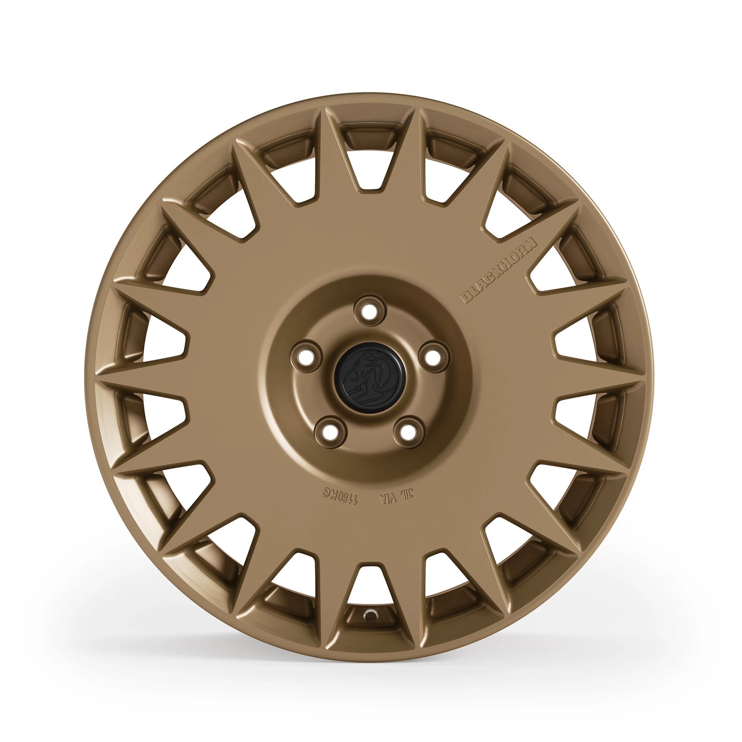 Front View of Blackhorn Offroad GR17 5 Lug Variants in Coyote or Satin Bronze in 17x8.0