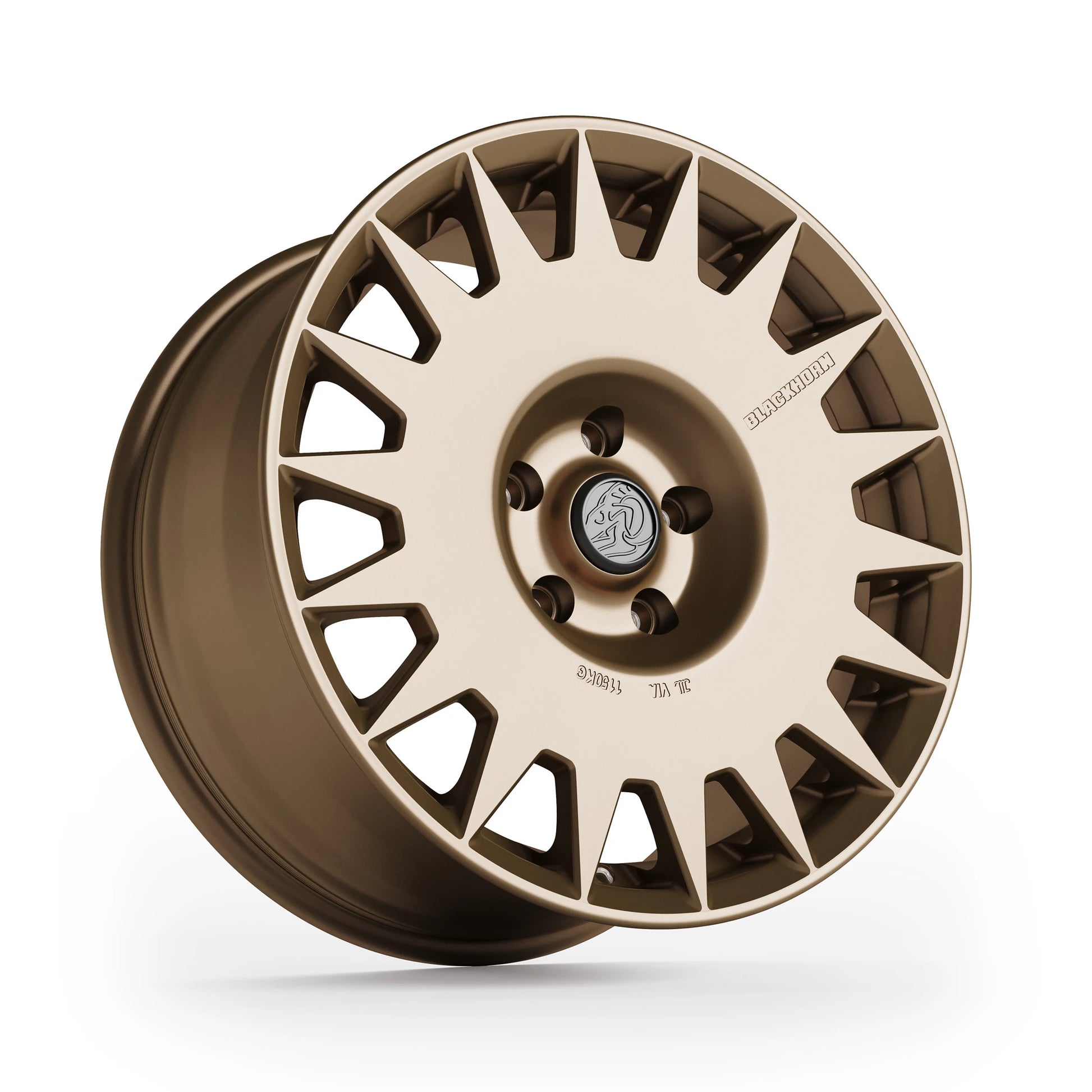 Hero View of Blackhorn Offroad GR17 5 Lug Variants in Coyote or Satin Bronze in 17x8.0