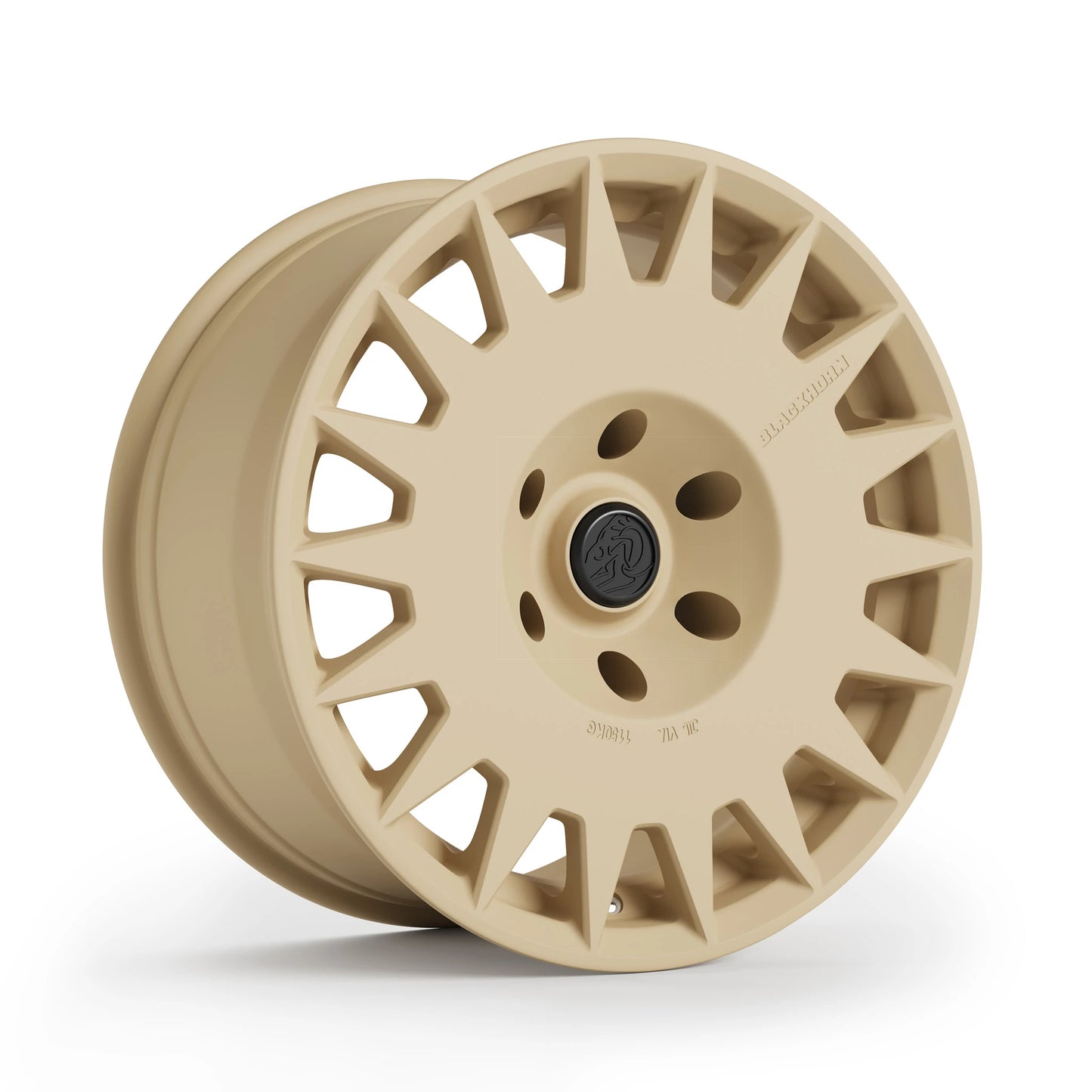 Corner View of Blackhorn Offroad GR17 6 Lug Variants in FDE or Flat Dark Earth in 17x8.5