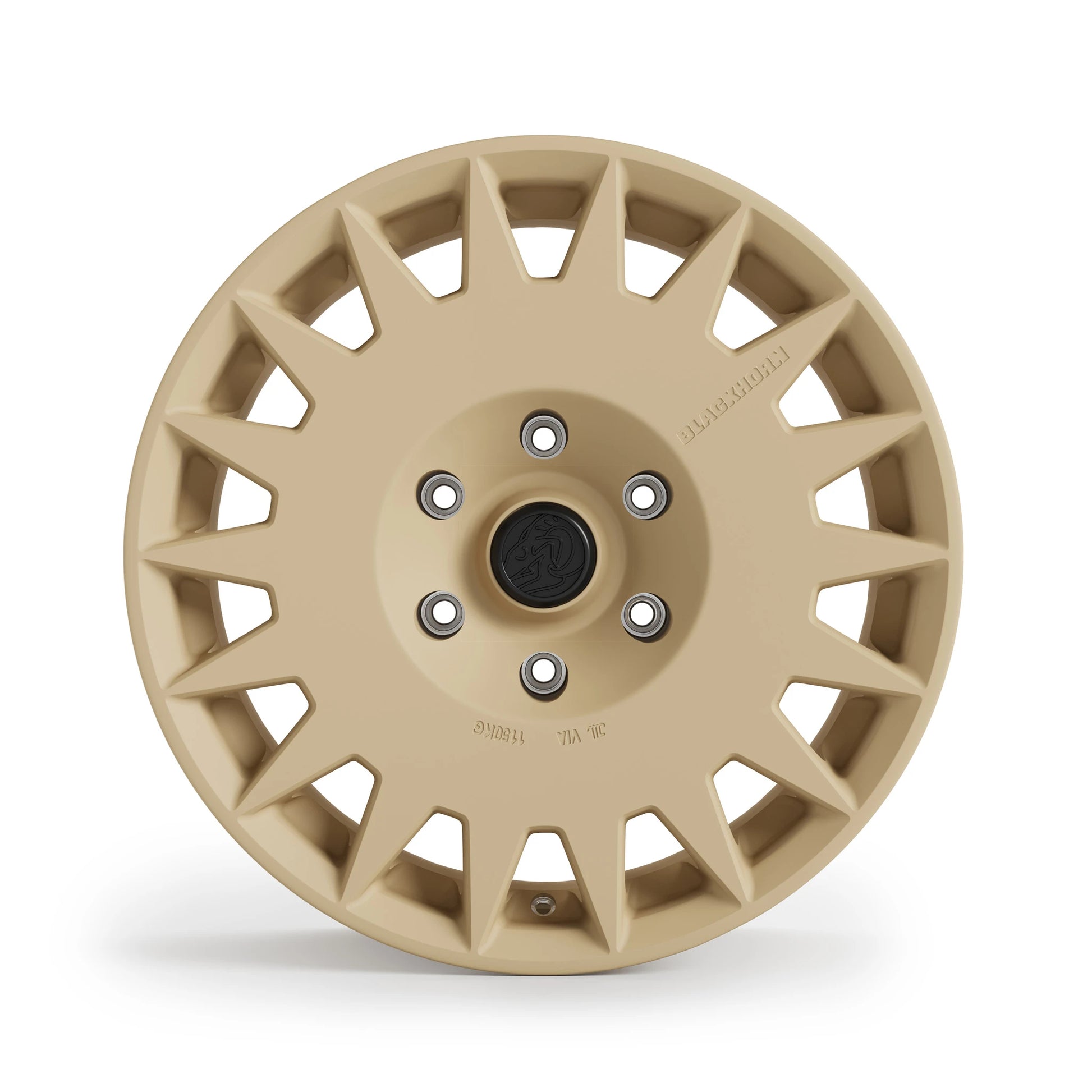 Front View of Blackhorn Offroad GR17 6 Lug Variants in FDE or Flat Dark Earth in 17x8.5