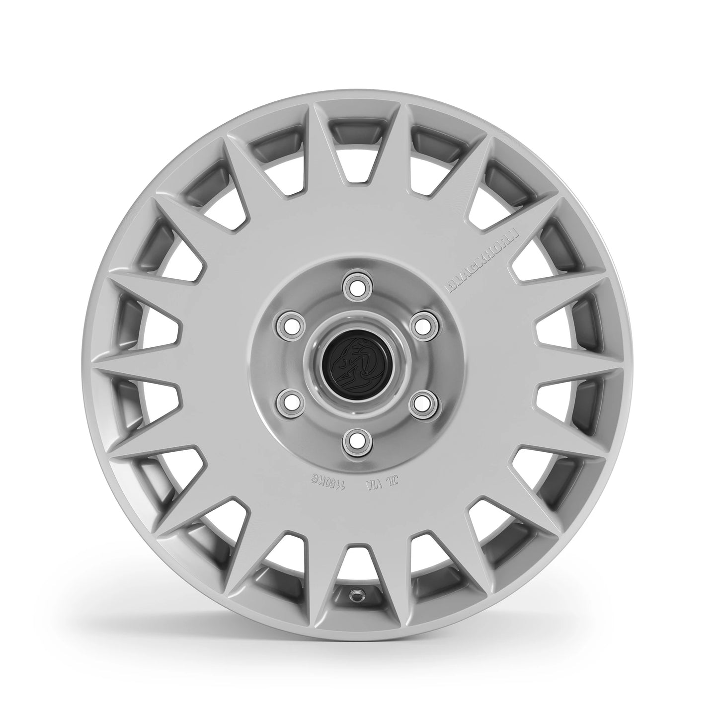 Front View of Blackhorn Offroad GR17 6 Lug Variants in Prism or Machined Clear in 17x8.5