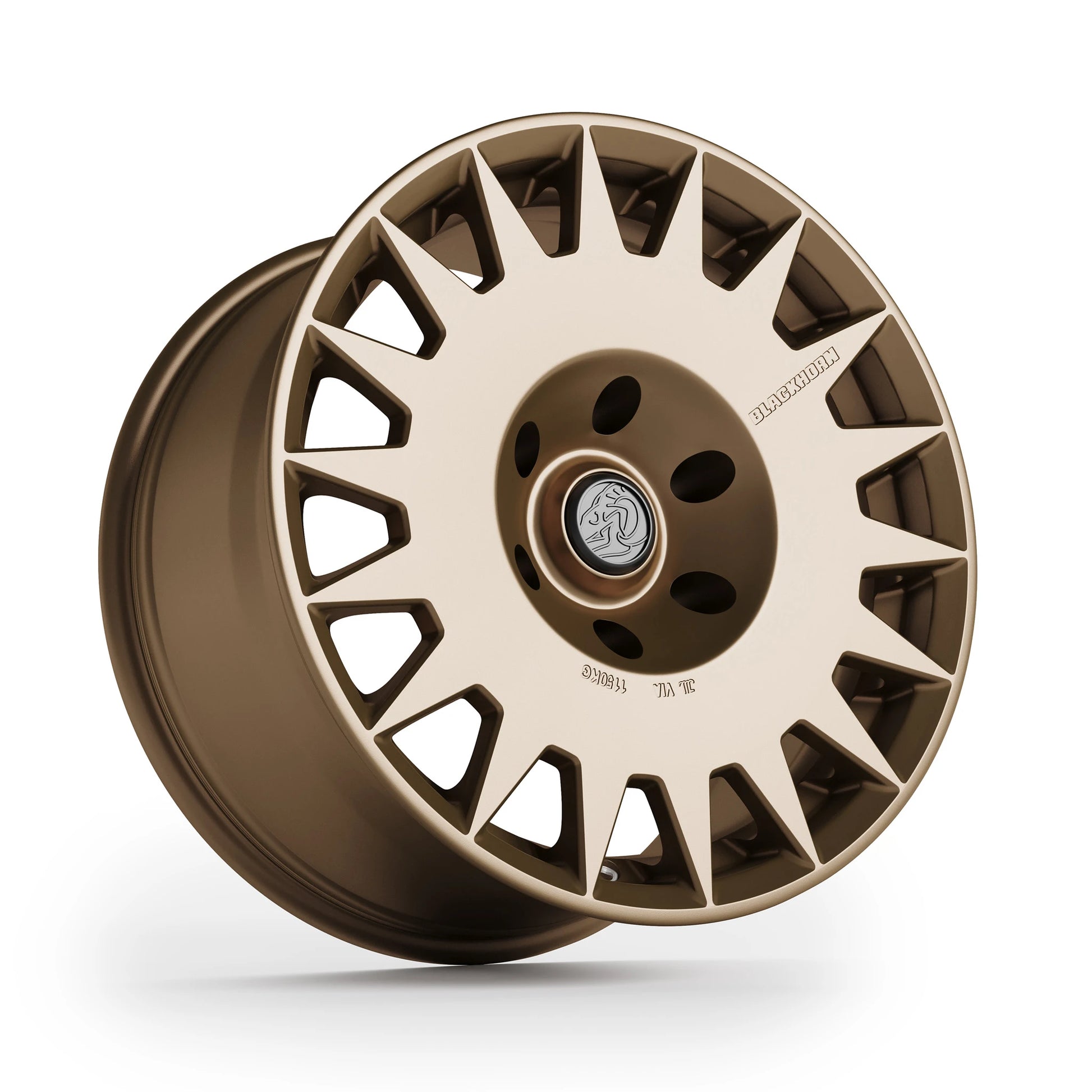 Hero View of Blackhorn Offroad GR17 6 Lug Variants in Coyote or Satin Bronze in 17x8.5