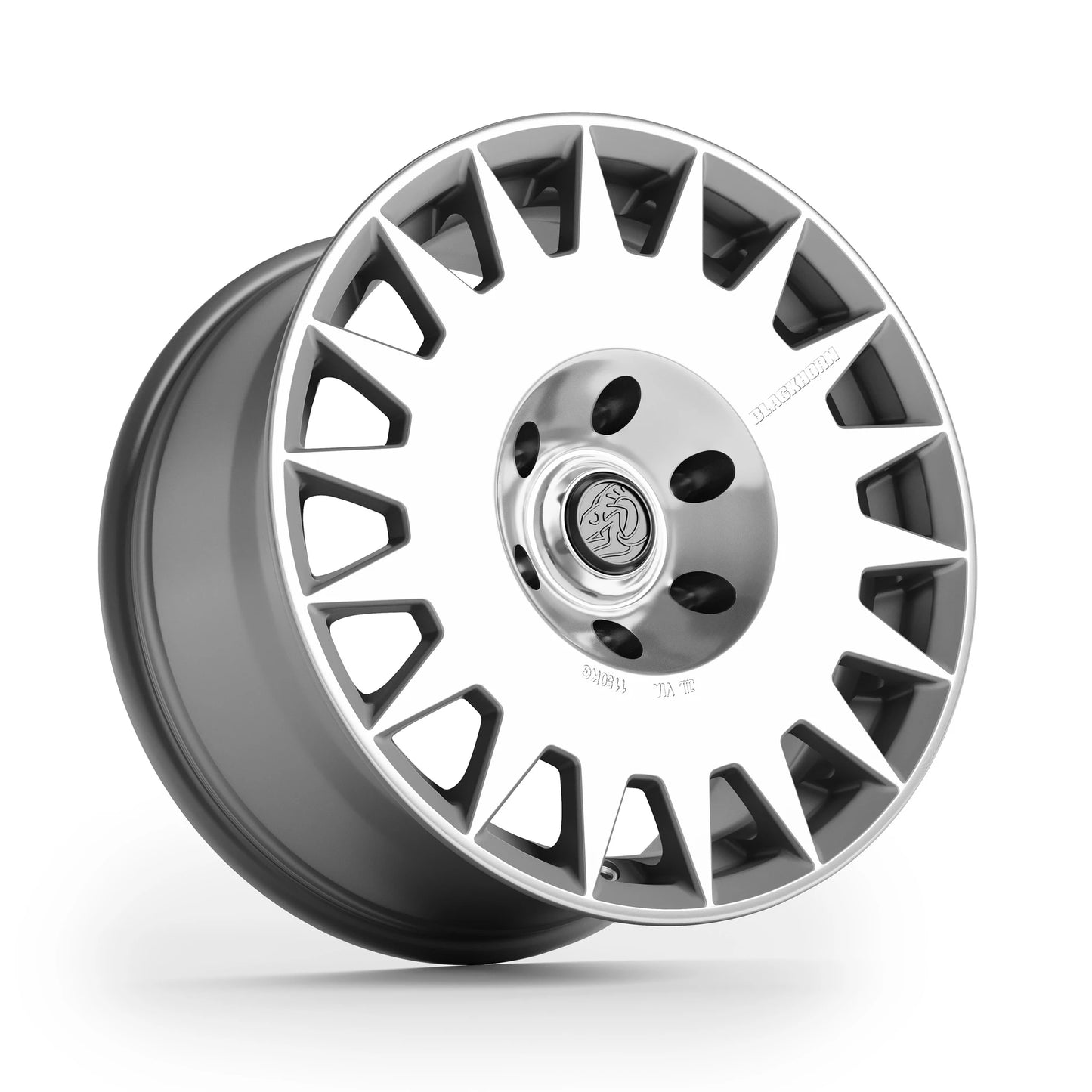 Hero View of Blackhorn Offroad GR17 6 Lug Variants in Prism or Machined Clear in 17x8.5