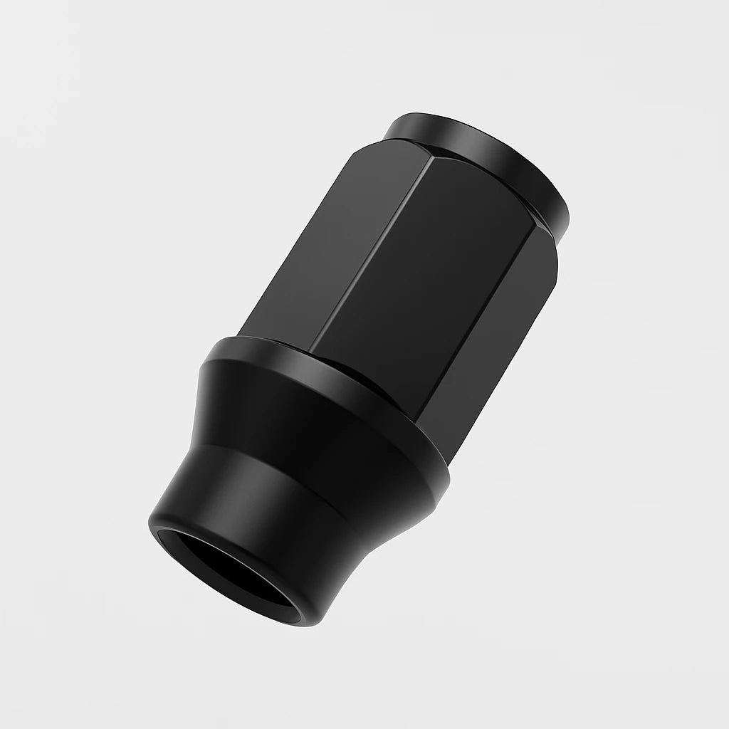 Blackhorn ET Close End lug nut with capped profile and extended thread