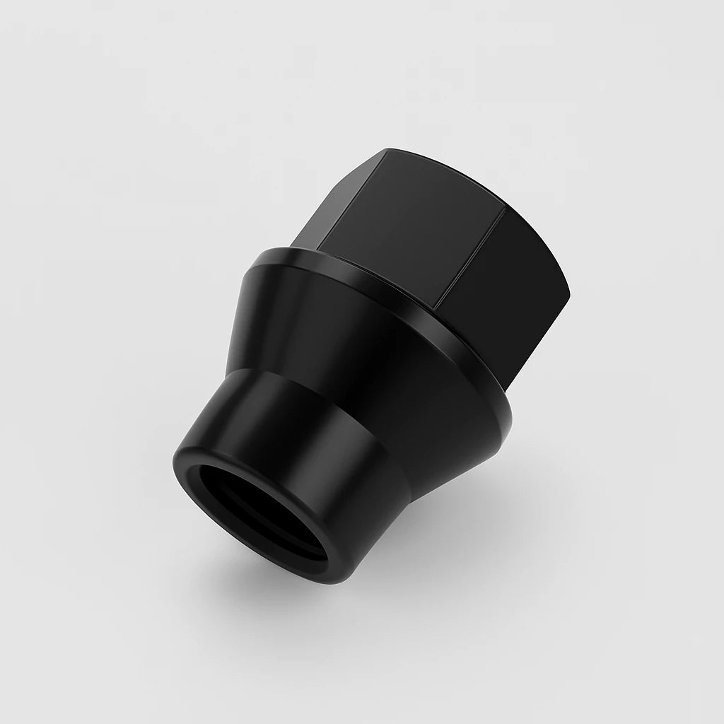 Blackhorn ET Open End lug nut highlighting extended thread design