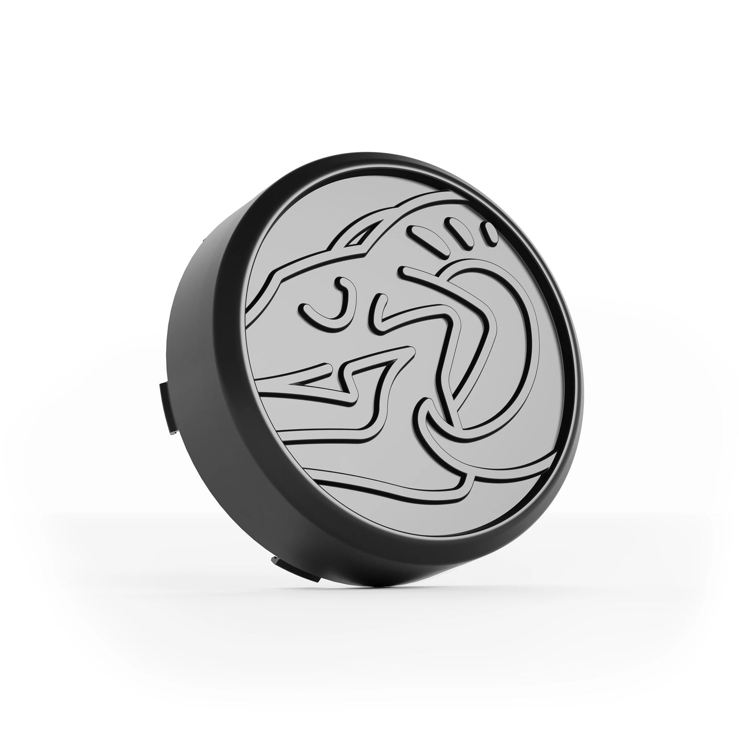 Strada Cap hero view showing embossed Blackhorn Skull logo and dual-height profile