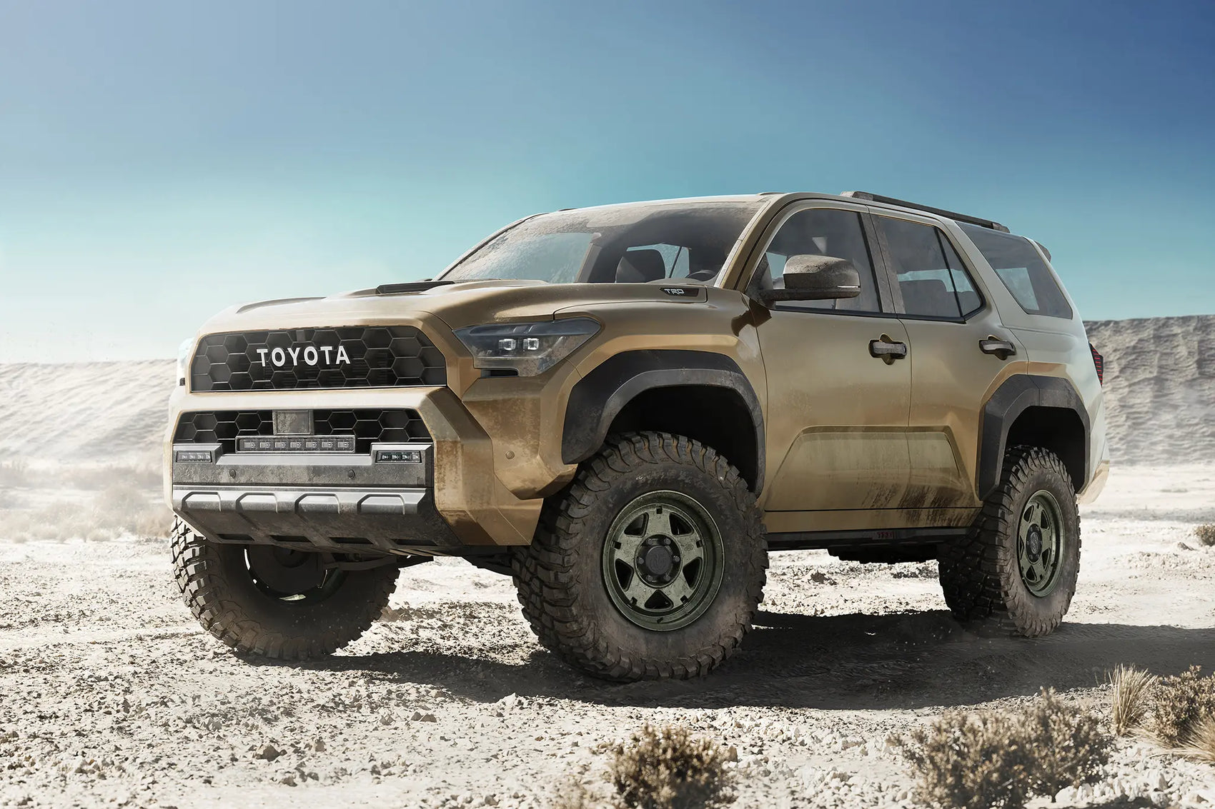 Blackhorn Offroad NS5 ODG on 6th Gen Toyota 4Runner with BFGoodrich KM3 in Desert