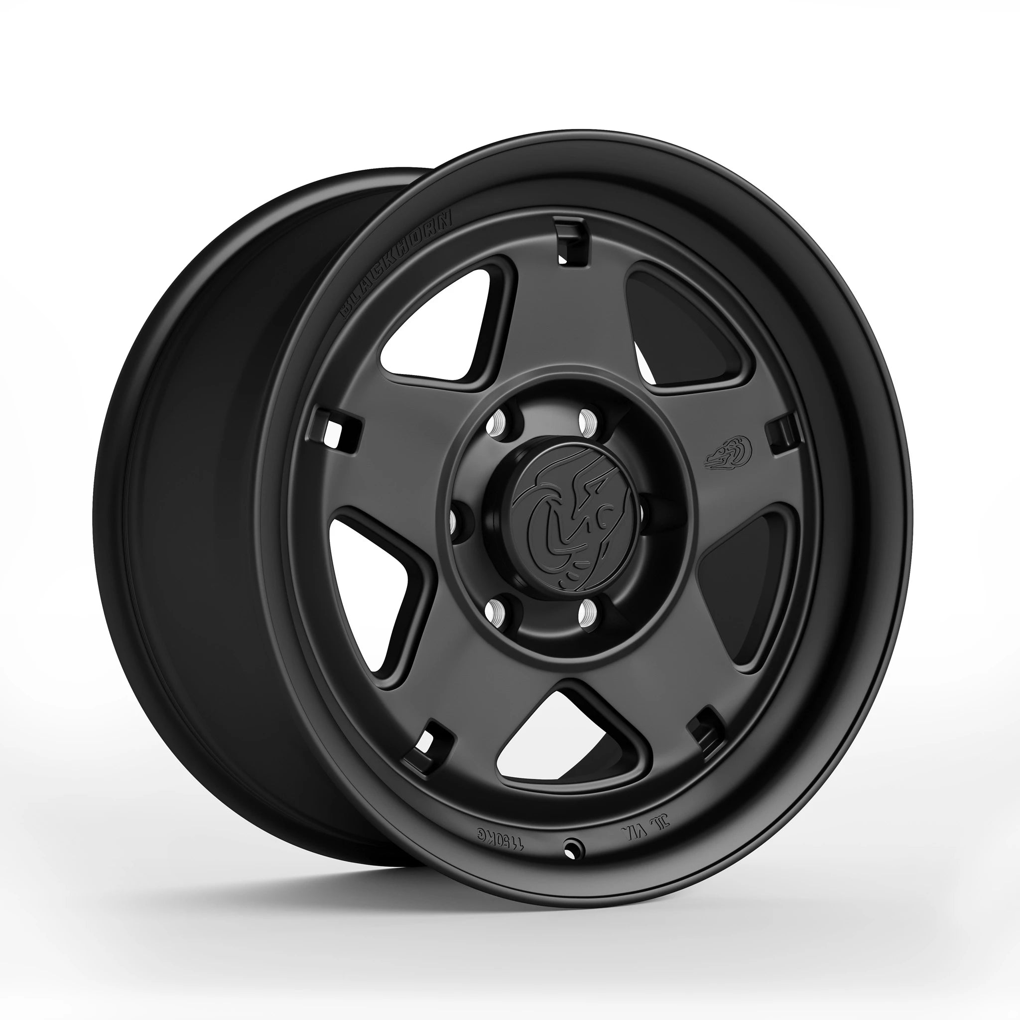 WORTH オーデコロン Blackhorn NS5 Obsidian – Matte Black Off-Road Wheel – Blackhorn