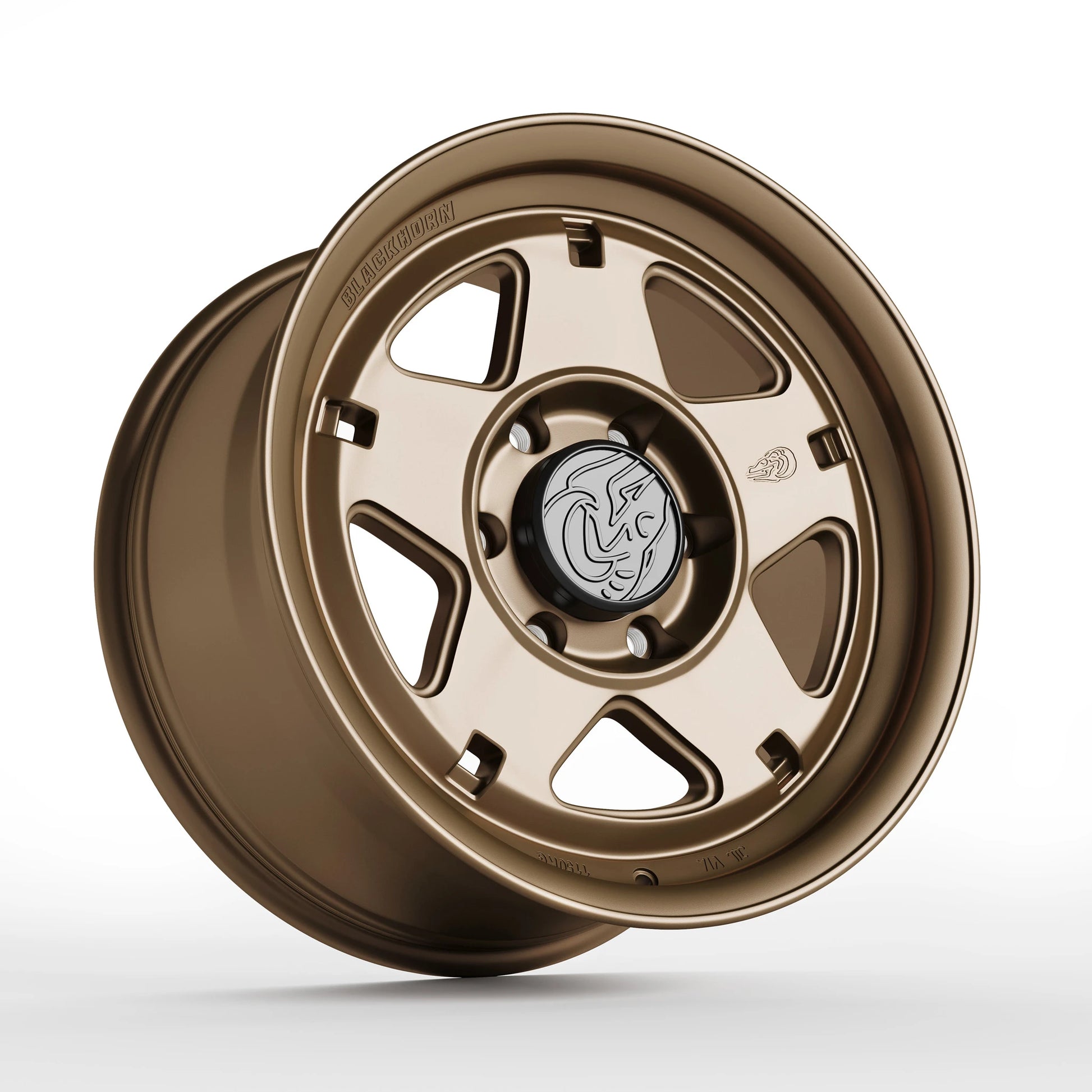 Hero View of Blackhorn Offroad NS5 in Coyote or Satin Bronze in (17x8.5)