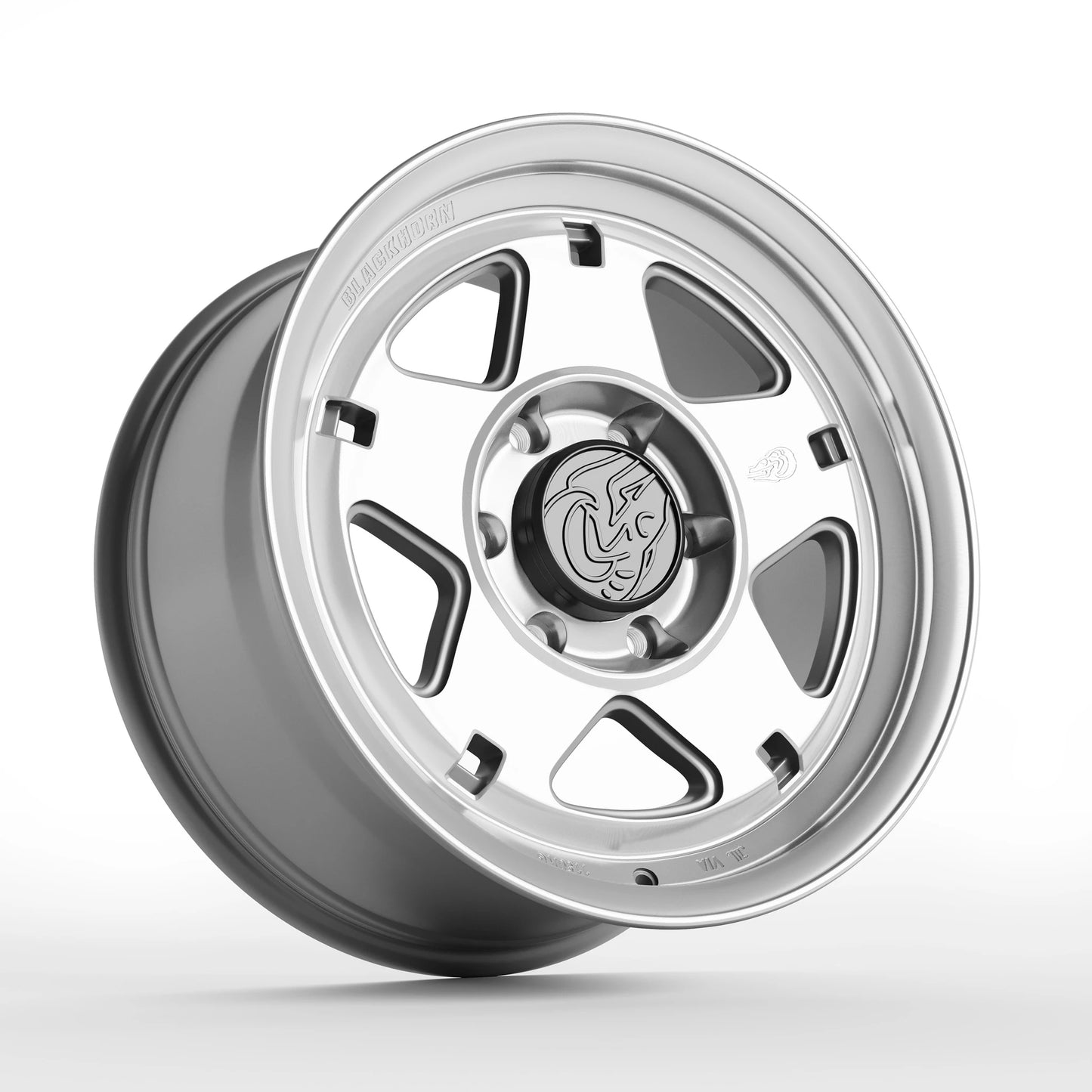 Hero View of Blackhorn Offroad NS5 in Prism or Machined Clear in 17x8.5