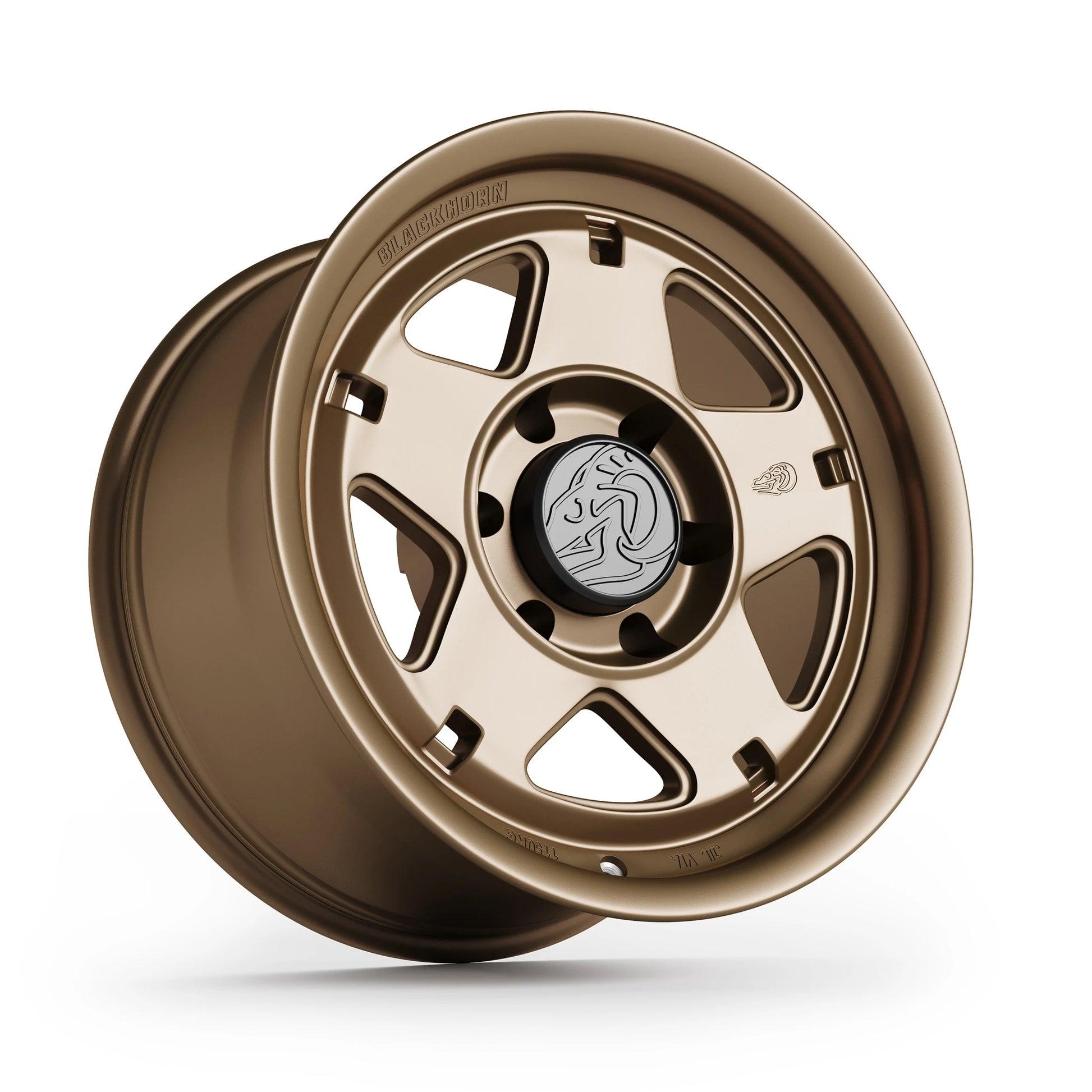 Hero View of Blackhorn Offroad NS5 17x9.0 in Coyote or Satin Bronze
