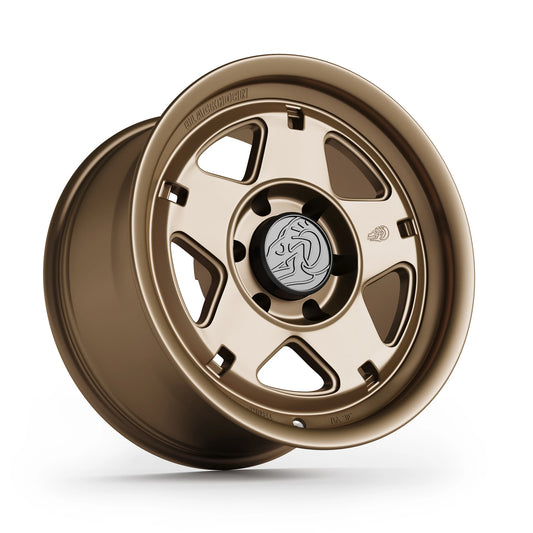 Hero View of Blackhorn Offroad NS5 17x9.0 in Coyote or Satin Bronze