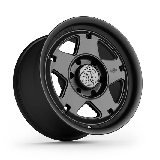 Hero View of Blackhorn Offroad NS5 17x9.0 in Obsidian or Matte Black