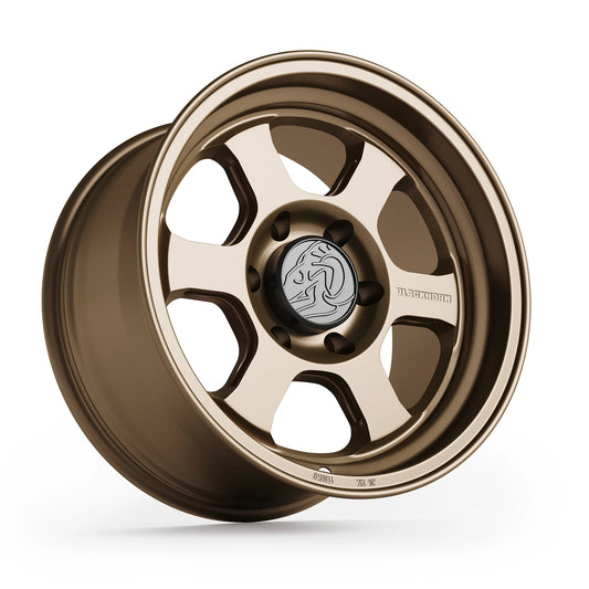 Hero View of Blackhorn Offroad AR6 in Coyote or Satin Bronze in 17x9