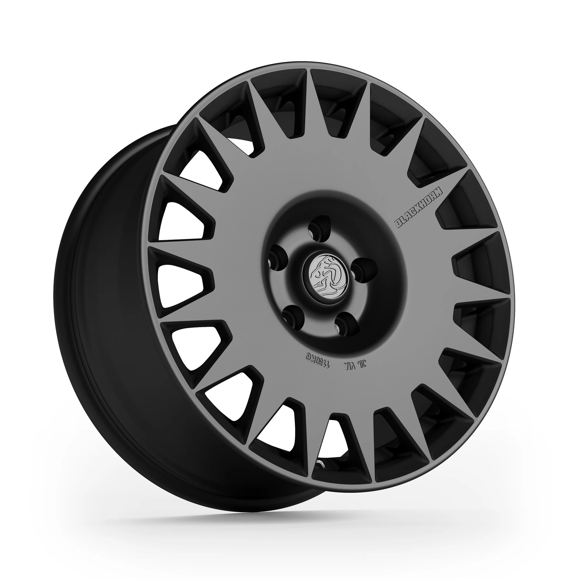 Hero View of Blackhorn Offroad GR17 5 Lug Variants in Obsidian or Matte Black in 17x8.0