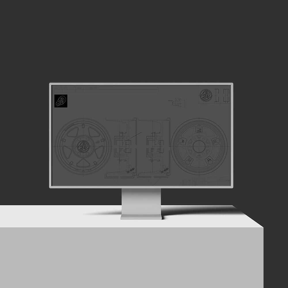 Blackhorn Offroad Wheel Drawings on Screen