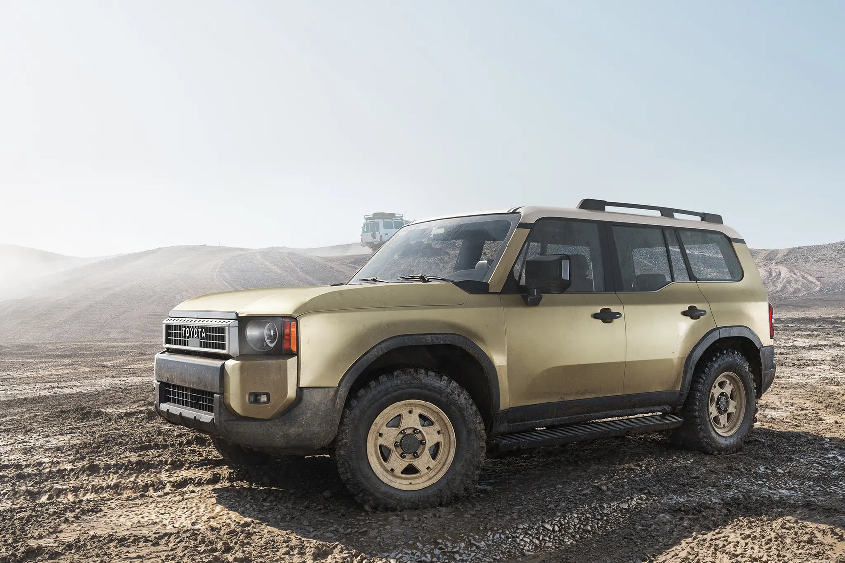 Blackhorn Offroad NS5 FDE on Toyota Land Cruiser with BFGoodrich KM3 in Sand Dunes