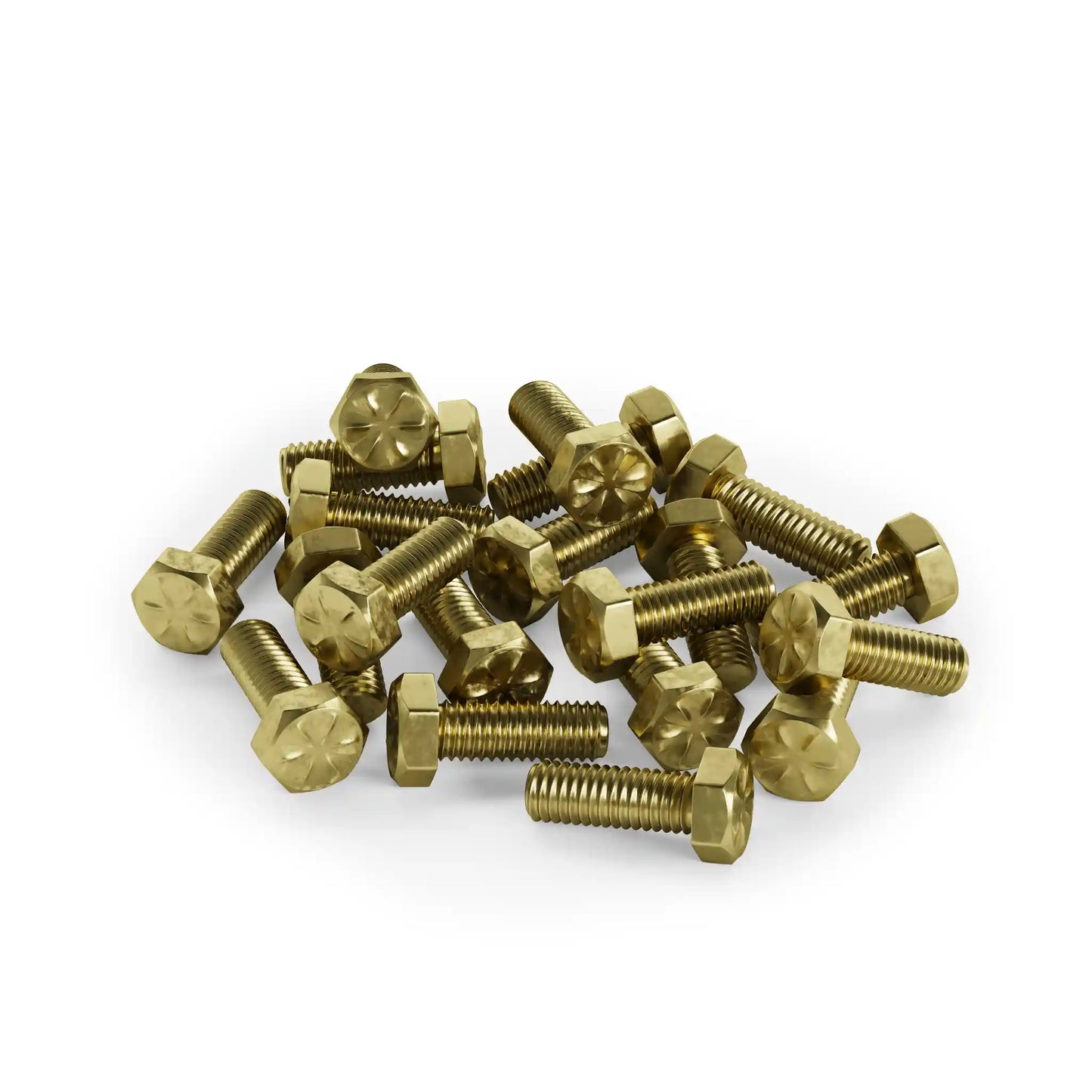 Zinc plated Grade 8 3/8"-16 bolts, 1" length, beadlock hardware kit for MBF protection ring.