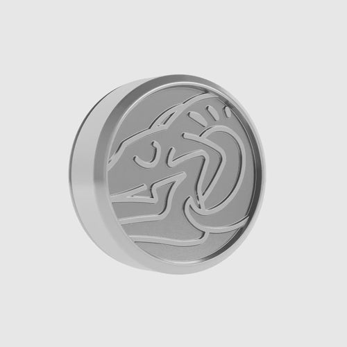 360° rotation of high type Aegis Cap with CNC machined Blackhorn Skull in Prism